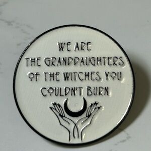 Inspirational Enamel Pin with Quote